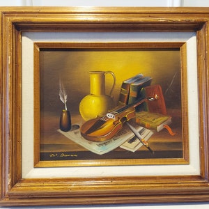 Original Oil On Canvas - Framed Painting Signed by The Artist