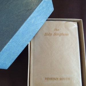 1939 Holy Bible - Jewish Holy Scriptures - Beverly Booth Edition