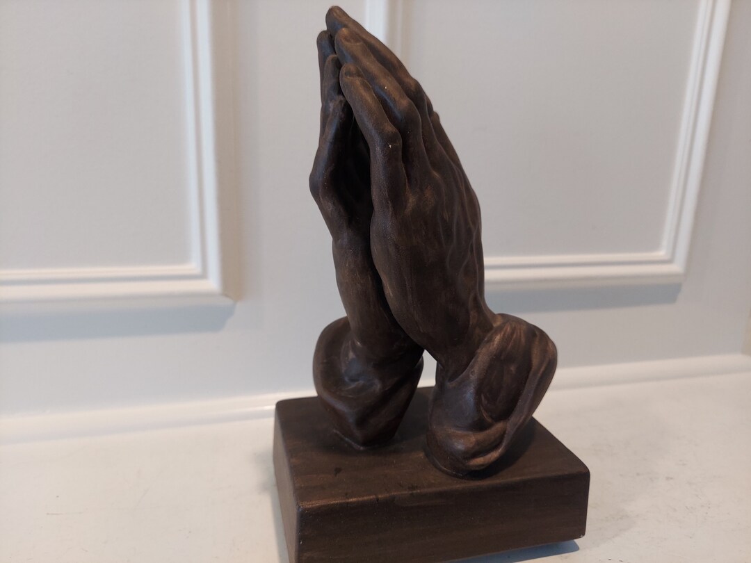 Ceramic praying Hands Decor Made in USA Etsy