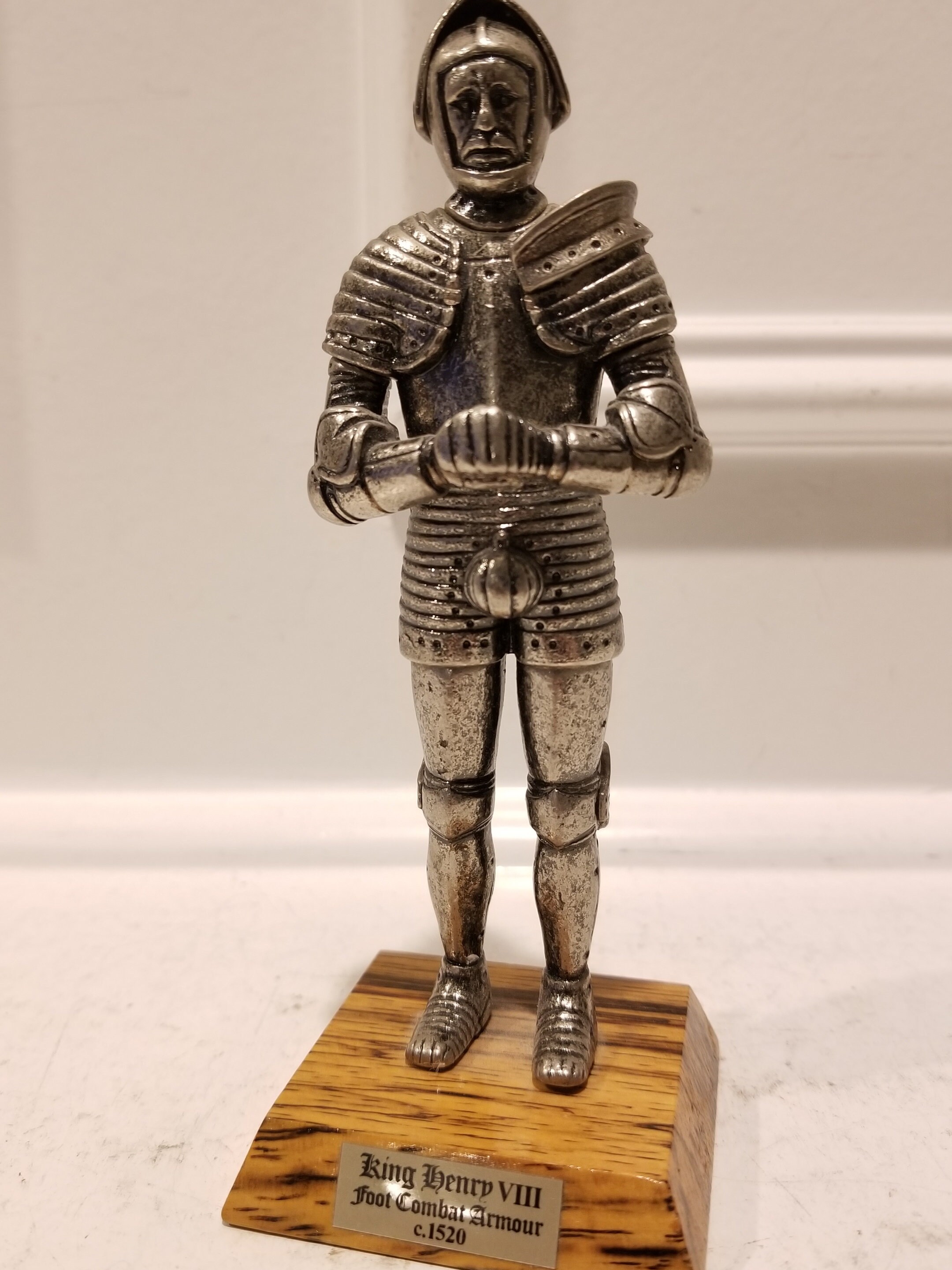 Metallic armor knight with mobile helmet king henry viii etsy