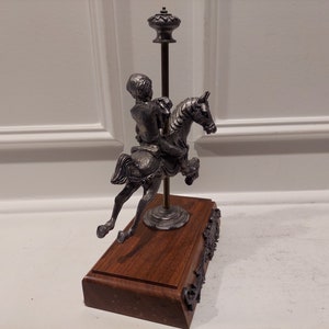 Park Carousel Pewter by M.A. Ricker 427/1000 Limited Edition - Wood ...