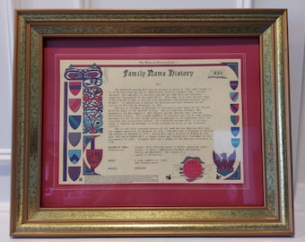 Will - Family Name History - The Historical Research Center - Beautifully Framed