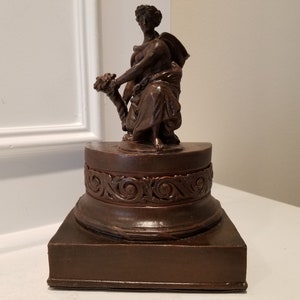 Victorian Style Statue Figurine - Woman - 8 Inches Tall