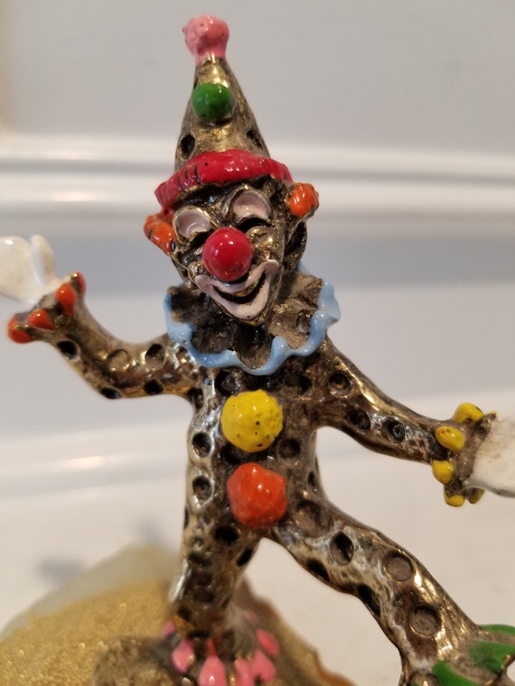 Ron Lee Clown Sculpture 24K Gold Plated Figurine Clown on - Etsy