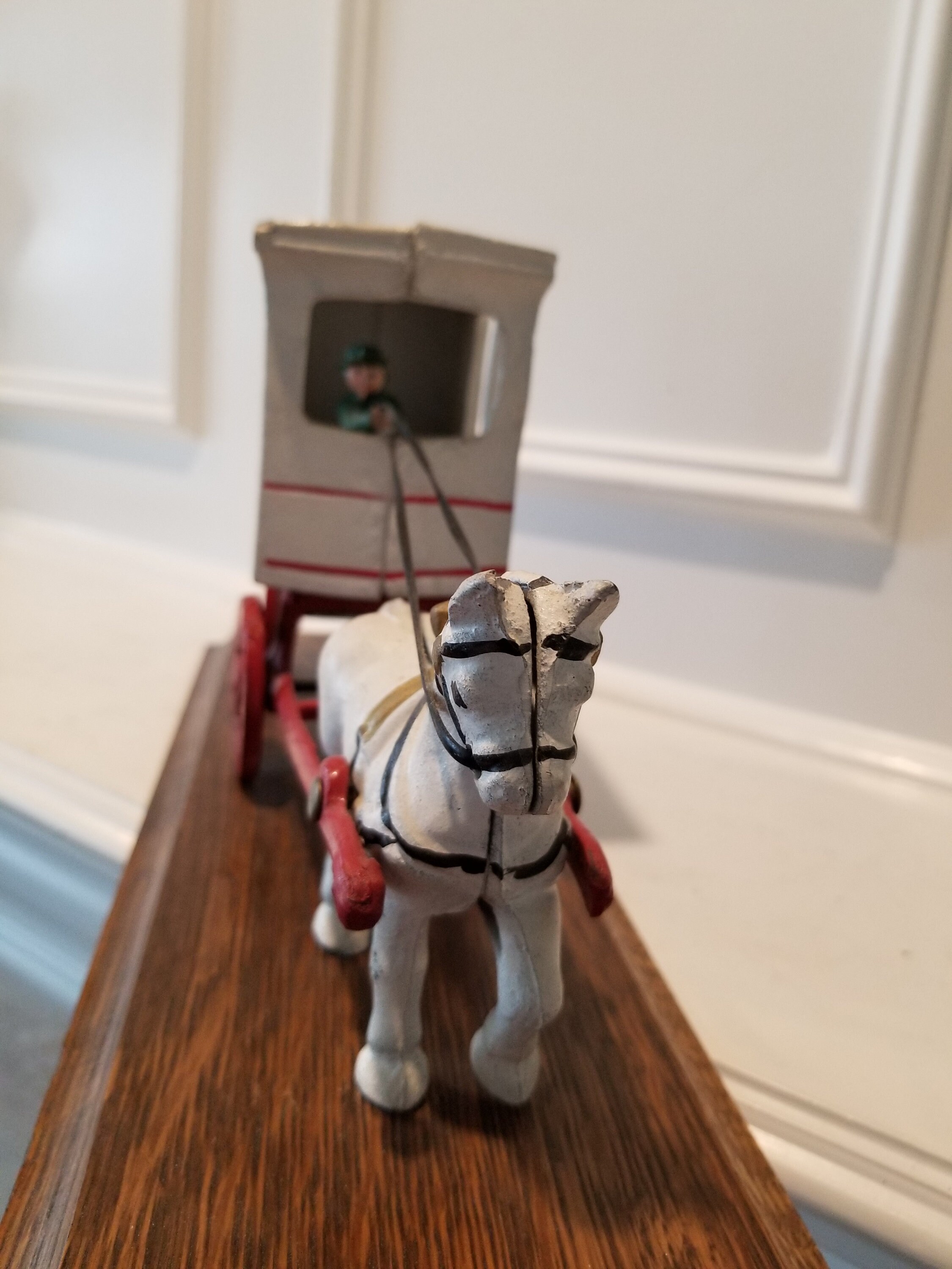 Cast Iron Horse Drawn Fresh Milk Delivery Cart Wagon Old Etsy