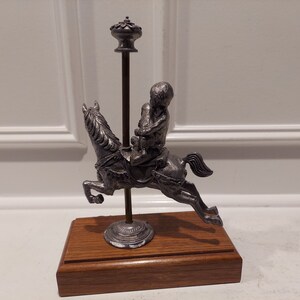 Park Carousel Pewter by M.A. Ricker 427/1000 Limited Edition - Wood ...