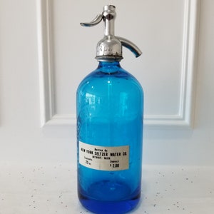 New York Seltzer Water Co - Seltzer Bottle - Bottle Made in Austria
