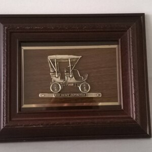 1901 Merry Oldsmobile Style Framed Art
