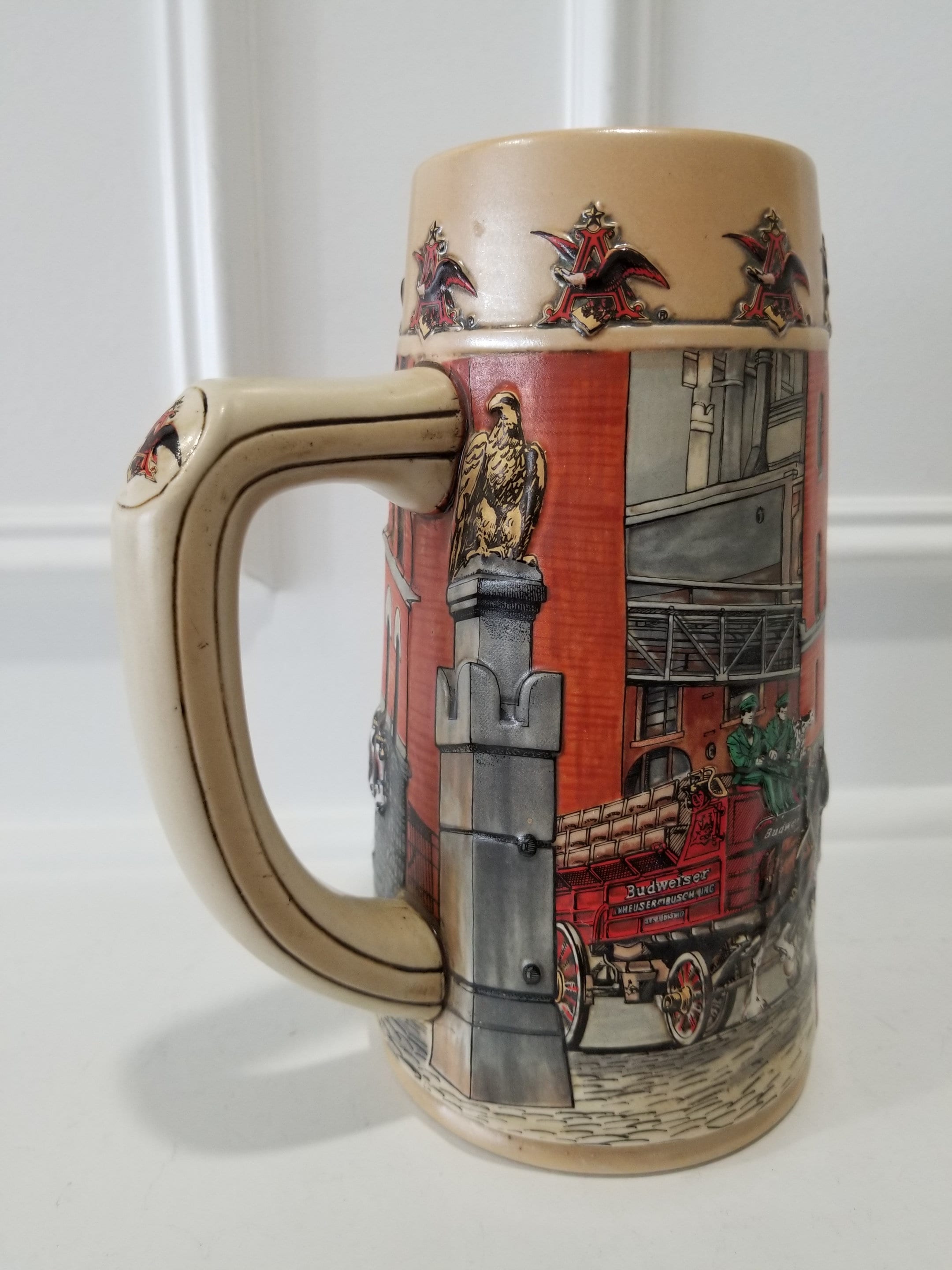 アメリカ購入 ビンテージ Budweiser置物 Budweiser Collector's National Historical Landmark Series A - St