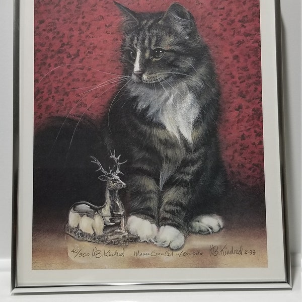 W B Kindred Limited Edition Lithography 40/550 - Framed Signed Lithography