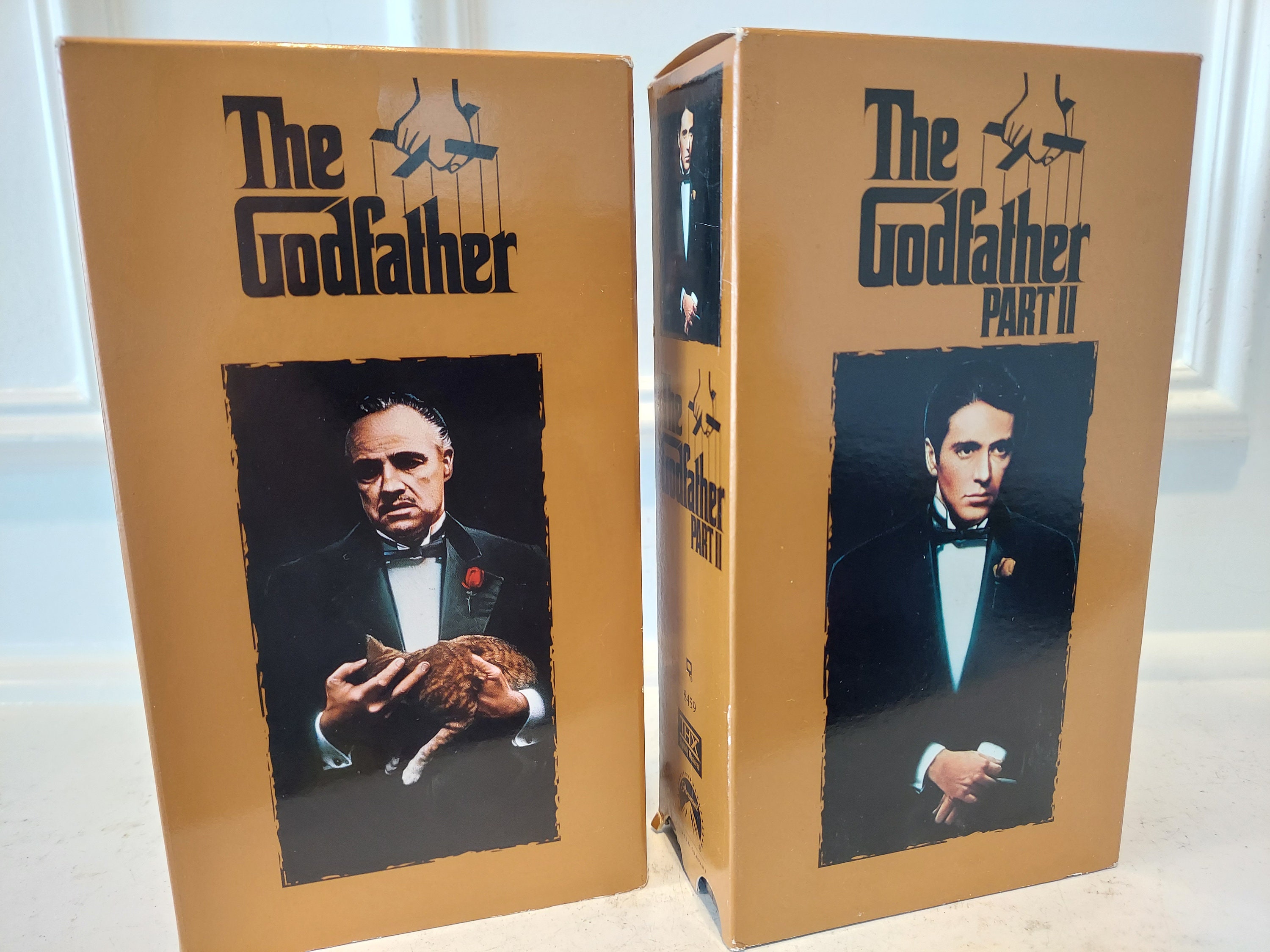 The Godfather - Part 1 & 2 VHS 4 Tapes - Original 1972 and 1974