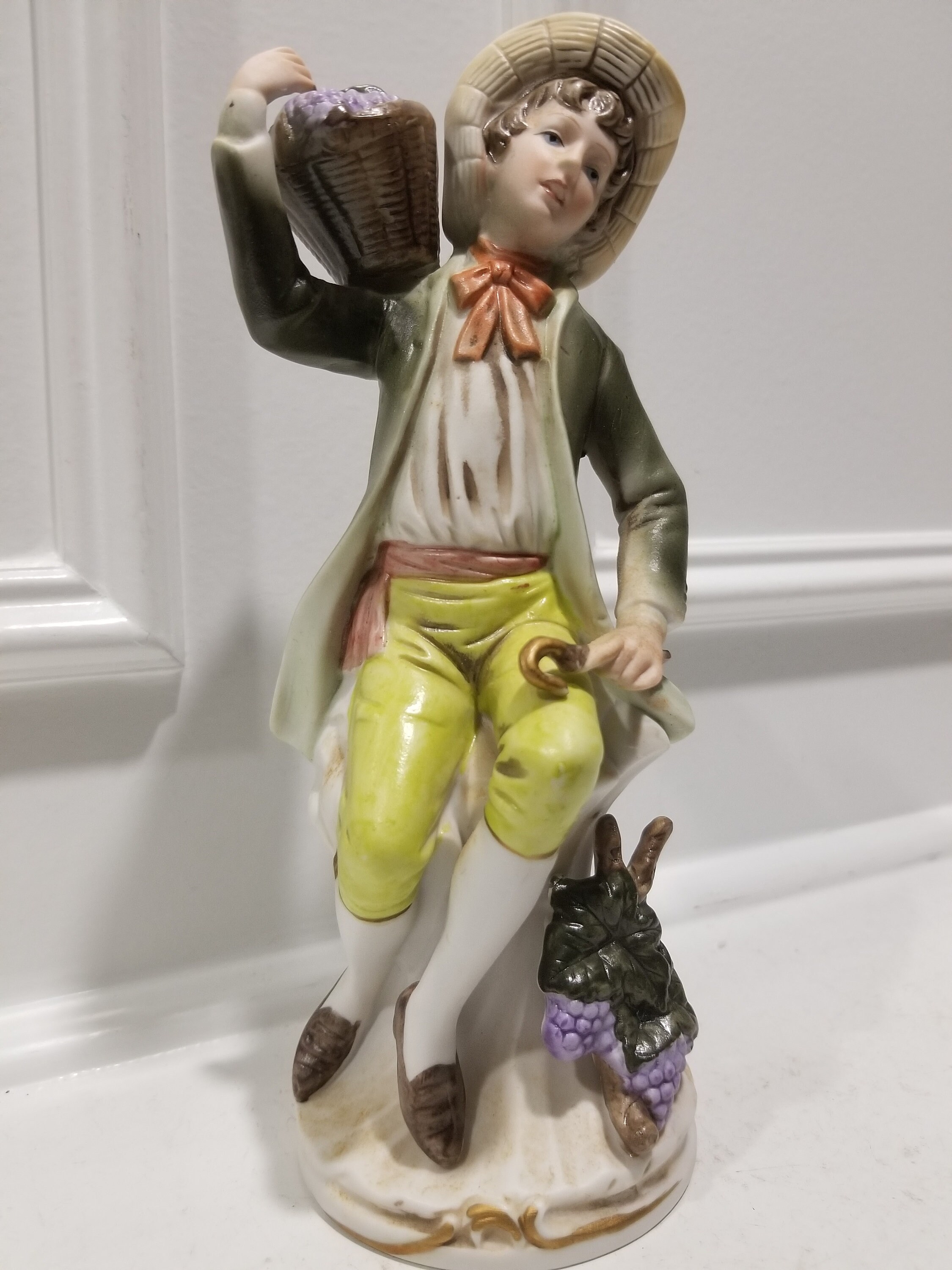 Pair of Porcelain Figurine Boy and Girl Figurines Made in Etsy