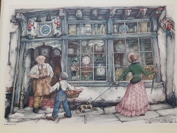 Vintage Anton Pieck Illustration - Framed - Etsy
