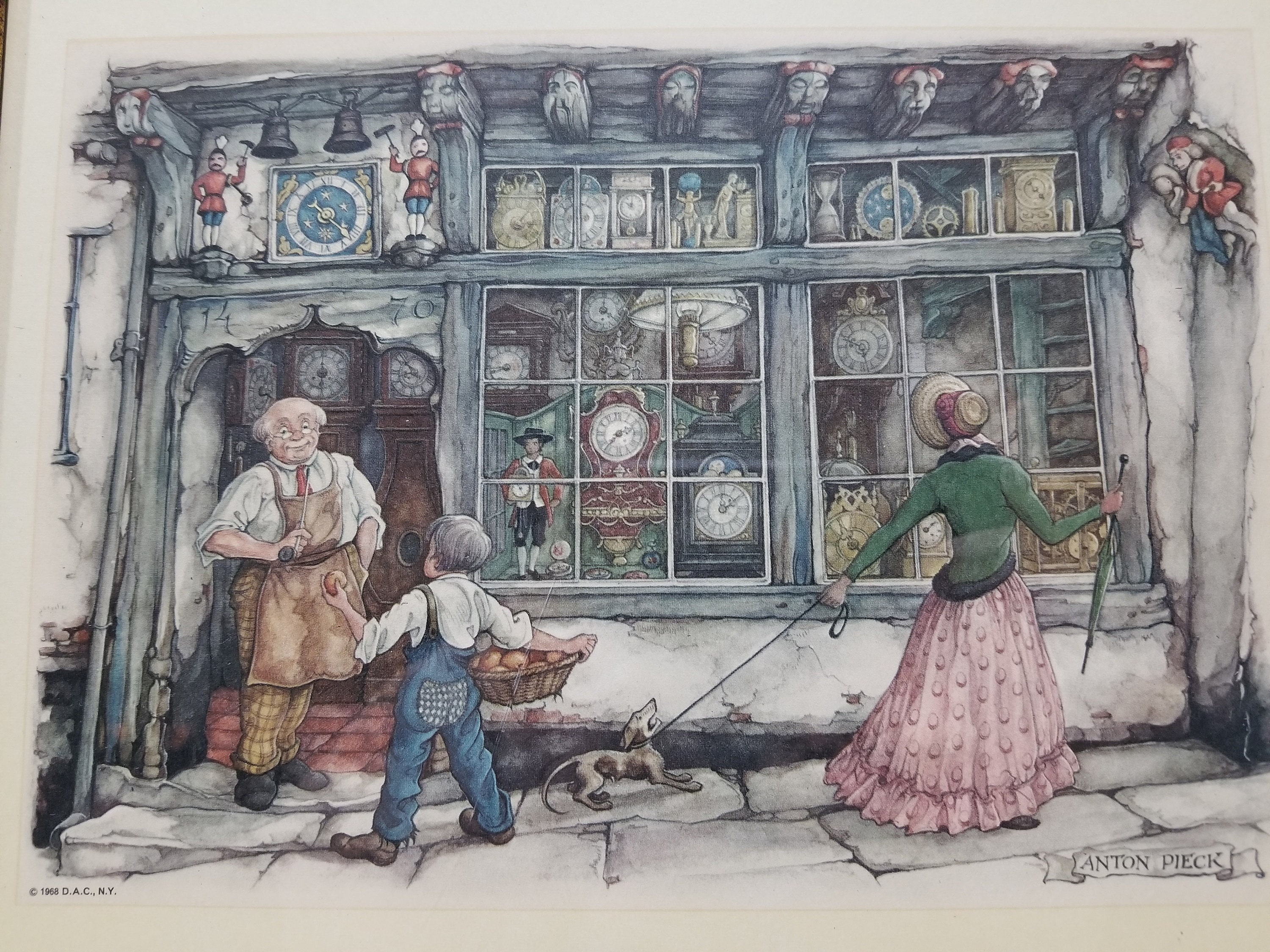 Anton Pieck 3D Shadow Box Diorama Picture 