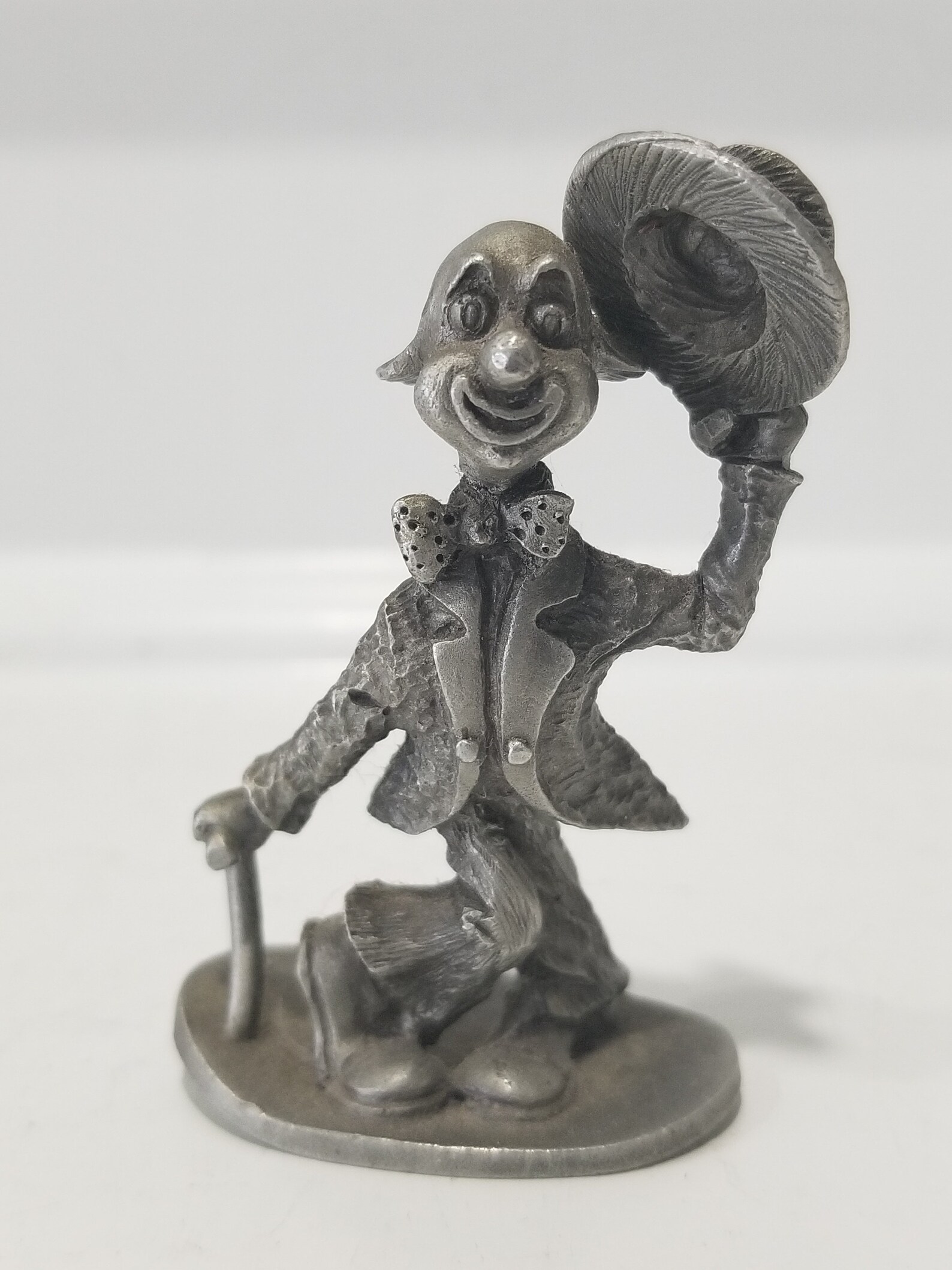 Pewter Figurine Clown Pewter Miniature High Level of Etsy