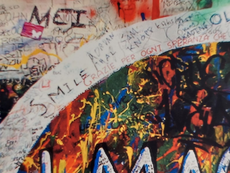 John Lennon Wall Imagine by John Lennon Unframed Collectible This is Not Here Reproduction Original Wrap image 7