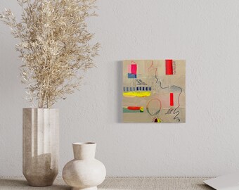 Original Abstract Painting on Canvas