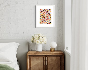 Original Abstract Painting on Paper