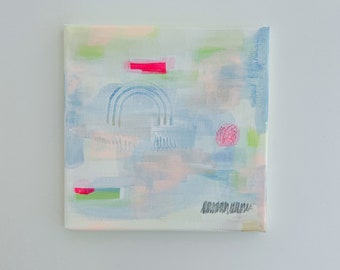 Original Abstract Painting on Canvas