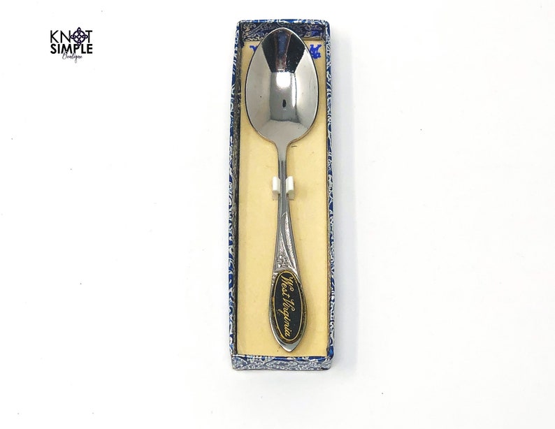 West Virginia Collectors Spoon Souvenir Spoons West Virginia Decor Etsy