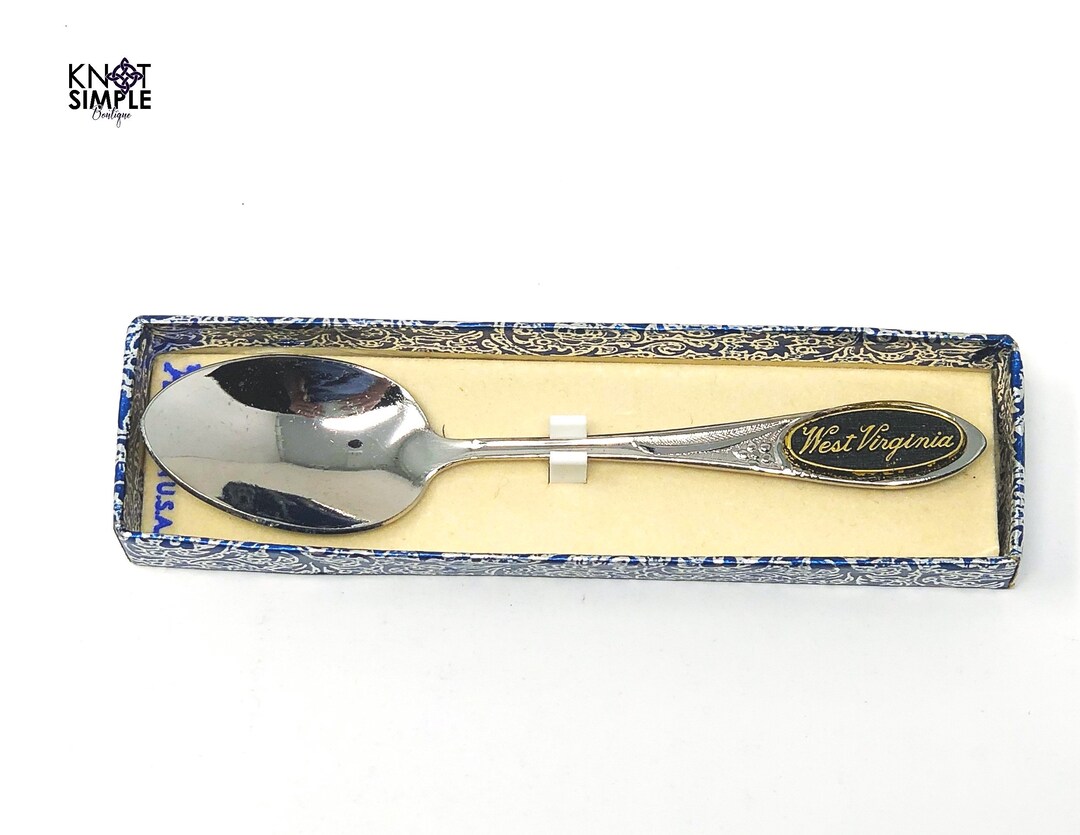 West Virginia Collectors Spoon Souvenir Spoons West Virginia Decor Etsy