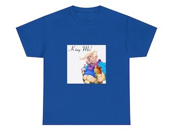 No Kings Illustration Unisex T-Shirt | Funny Anti-Trump Design
