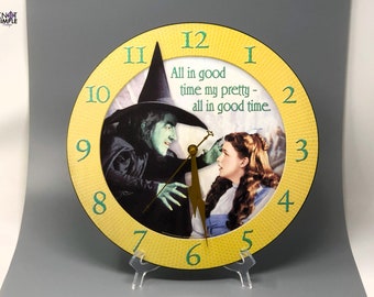 Wizard of Oz Gifts - Unique Wall Clock - All In Good Time