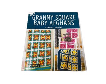 Granny Square Baby Afghan Crochet Pattern Book