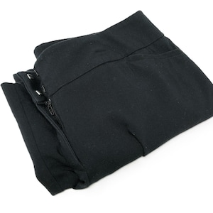 Sleek Black Capris Pants for Women: Versatile Business Casual Trousers with Straight Leg Design