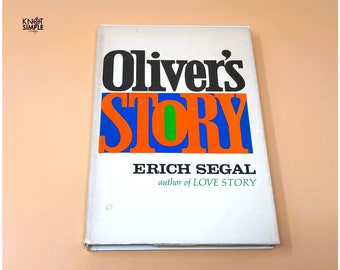 Romance Novel - Book Nook - Famous Author - Oliver's Story by Erich Segal