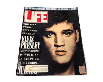 Vintage Life Magazine June 1990: Elvis, Tom Cruise, Elephant Kidnapping