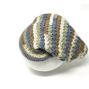 Fashionable Handmade Crocheted Slouchy Beanie - Soft Warm Winter Hat for Women