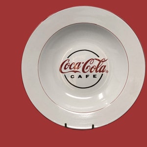 Vintage 2004 Coca Cola Cafe Serving Bowl - Retro Kitchen Decor, Gift for Coke Fans