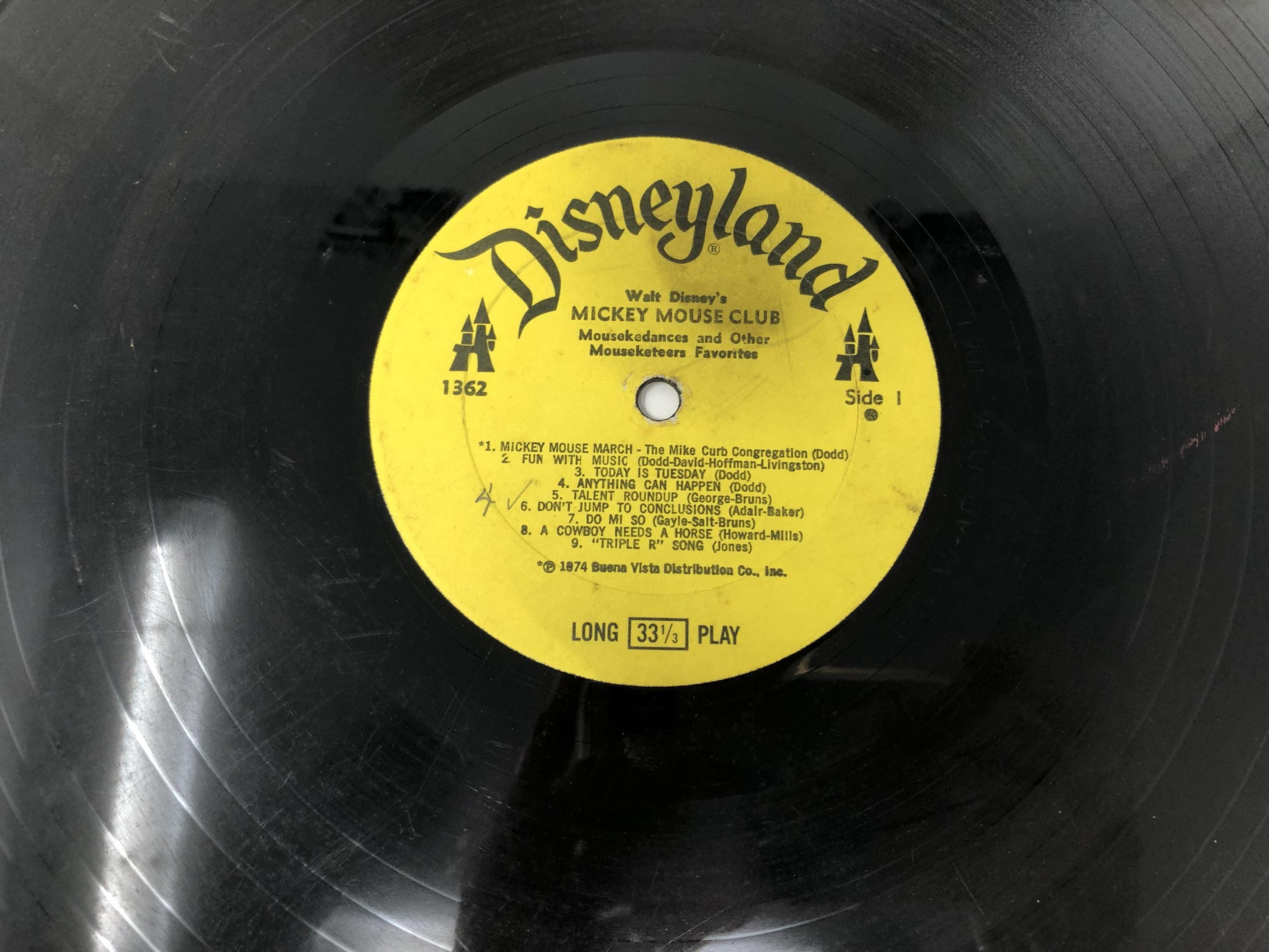 1975 Mickey Mouse Club Album - Songs by Original Cast - Etsy