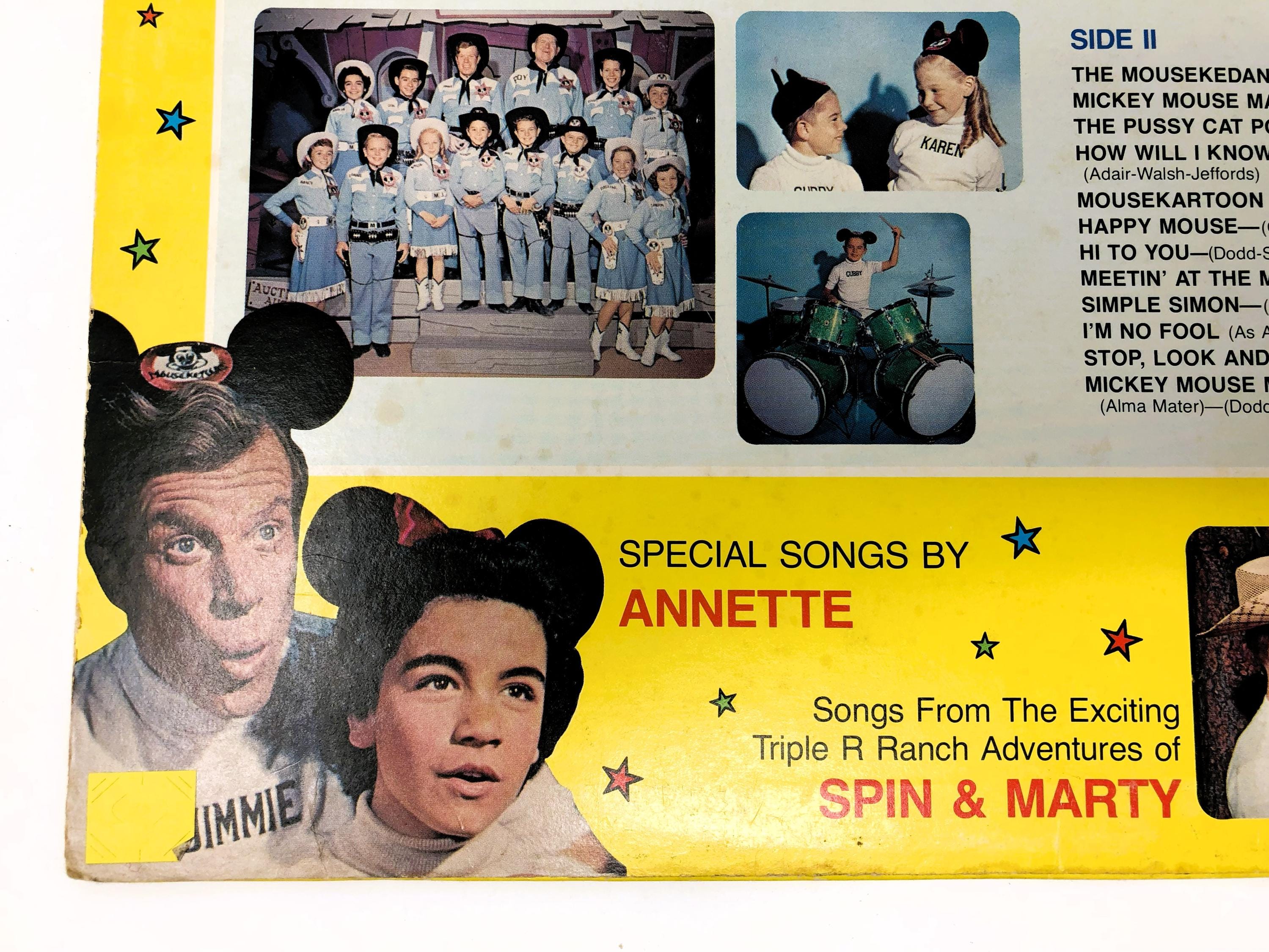 1975 Mickey Mouse Club Album - Songs by Original Cast - Etsy