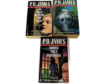 P.D. James Mystery Novels - 3 Paperback Set