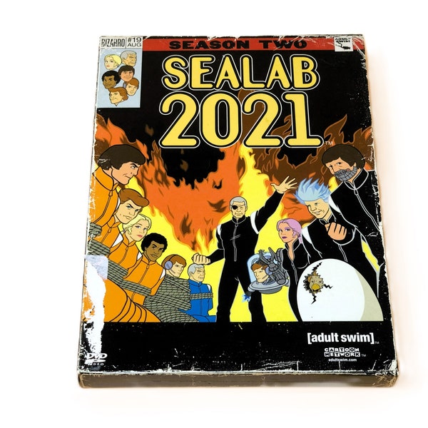 Sealab 2021 Season 2 DVD Set - Complete Collection, Cult Classic Animated Series, Perfect Nostalgic Gift for Fans