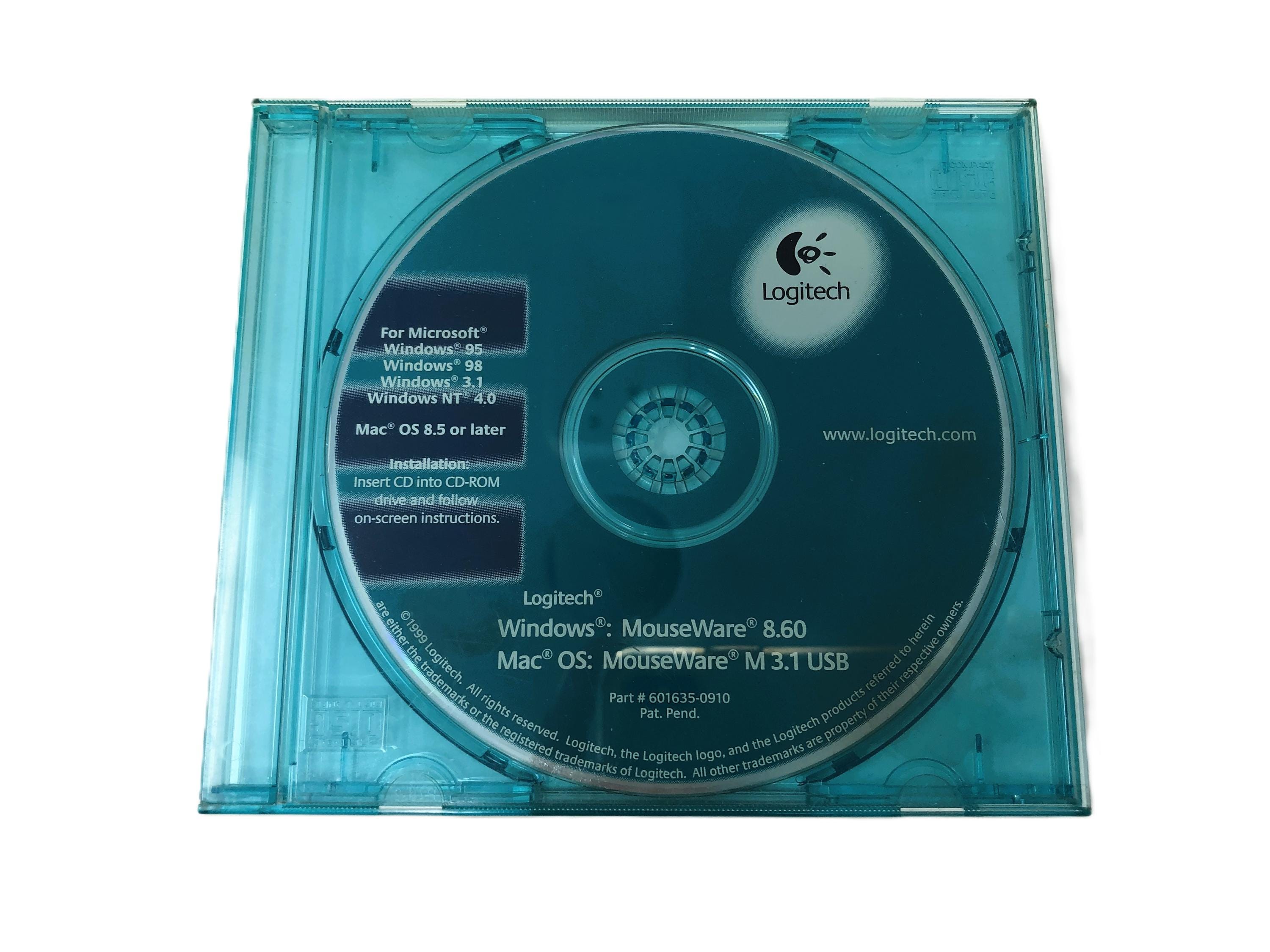 Software Cd Rom 1999 Logitech Mouseware Driver Software CD-ROM - Etsy