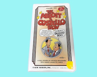 Abbott and Costello - Cassette Tapes Box