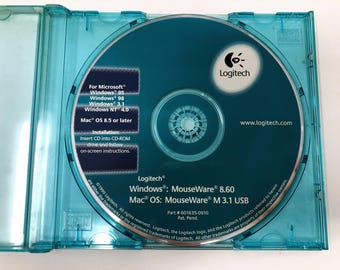1999 Logitech Mouseware Driver Software CD-ROM