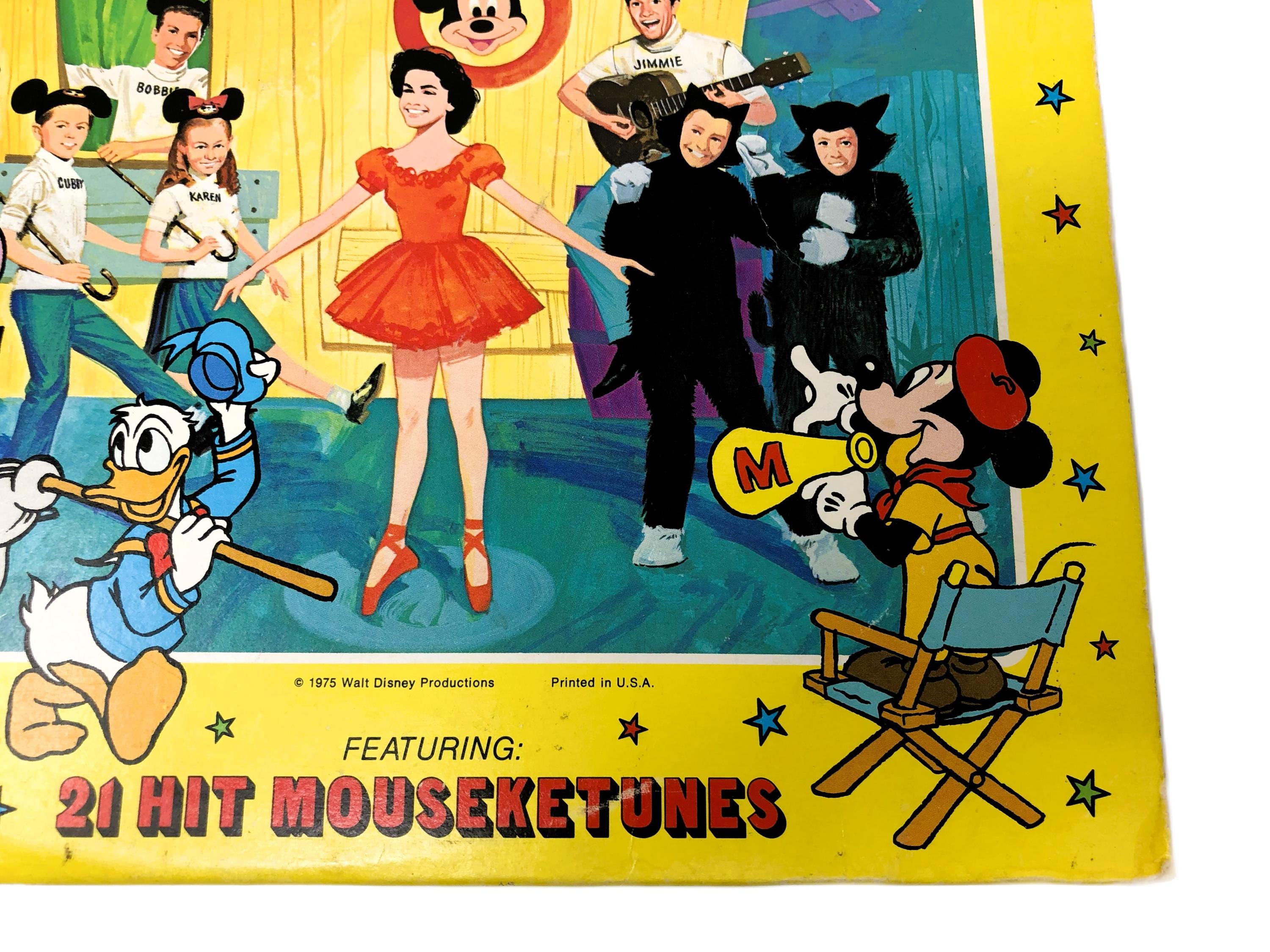 1975 Mickey Mouse Club Album - Songs by Original Cast - Etsy