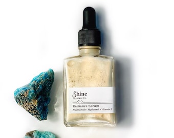 Radiance Facial Serum: Niacinamide, Hyaluronic Acid, Crystal Infused