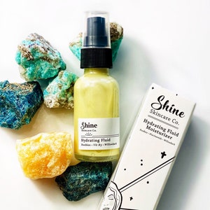 Oily Skin Moisturizer- Hydrating Fluid - Light Moisturizer - Natural Skincare - Face Lotion