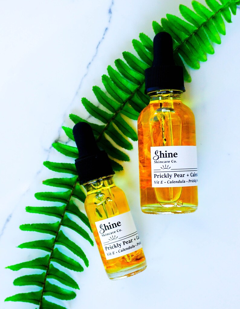 Natural Skincare Set: Lactic Acid Serum, Prickly Pear Oil, Organic Moisturizer bild 4