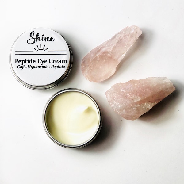 Peptide Eye Cream - Natural Skincare - Natural Eye Cream - Under Eye Cream