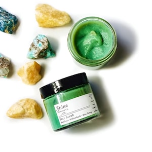 Face Scrub With Blue Tansy - Natural Skincare - Facial Scrub