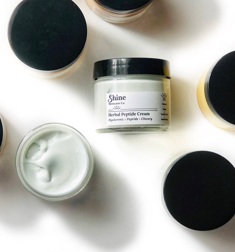 Peptide Ceramide Face Cream Face Moisturizer Organic Etsy
