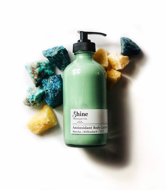 Green Tea Body Lotion Antioxidant Body Cream Hydrating - Etsy