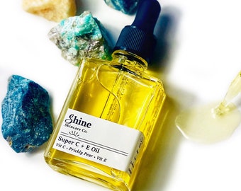 Organic Vitamin C Serum, Face Oil - Natural Skincare - Hydrating Facial Oil