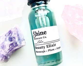 Organic Beauty Elixir: Vitamin Rich Face Oil With Argan And Marula Oil